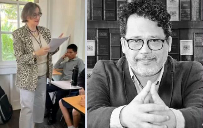 Mónica Miguel Franco y Edilberto González Trejos. Foto: Instagram