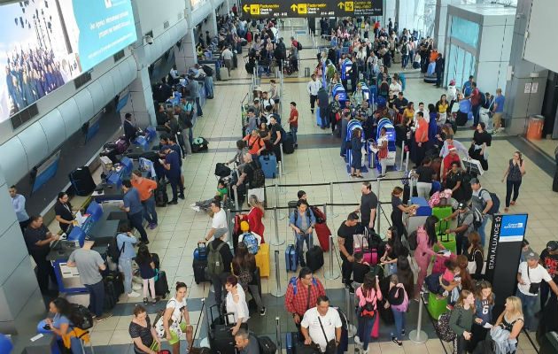 El aeropuerto de Tocumen fue por donde se dio el mayor movimiento migratorio en el primer trimstre 2023. Archivo.