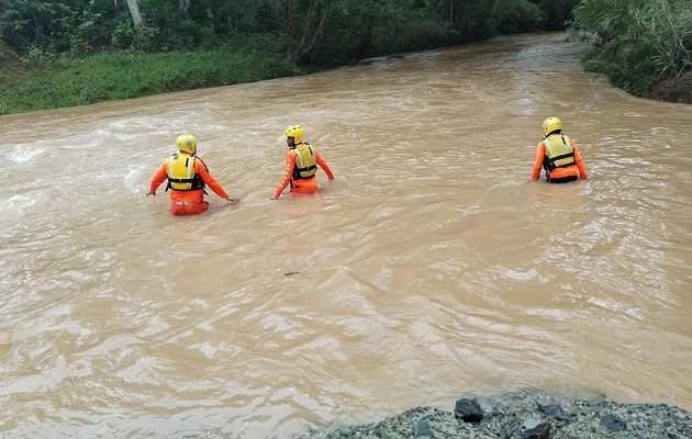 La temporada lluviosa ocasiona aumento en el caudal de los ríos. Foto: Sinaproc