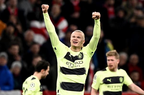 Erling Haaland es la figura del Manchester City. Foto.EFE