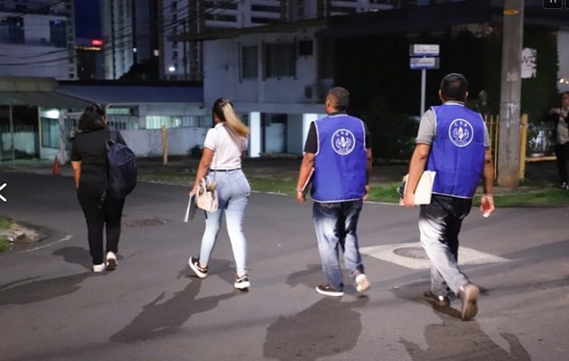 El operativo se realizó en horas de la noche. Foto: Cortesía CSS