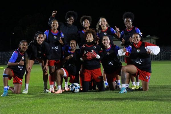 Jugadoras de Panamá durante los entrenamientos en Australia. Foto: Fepafut