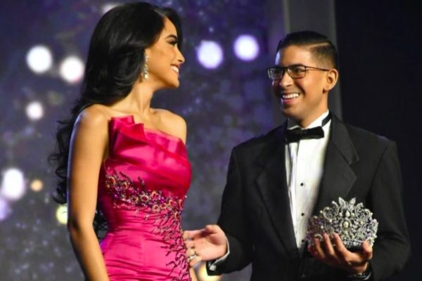 Solaris Barba, Miss Universo Panamá 2022, y Ricardo Canto. Foto: Instagram / @solarisbarbac