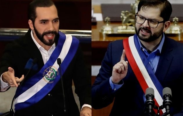 Nayib Bukele defiende su lucha contra las pandillas en El Salvador. Foto: EFE