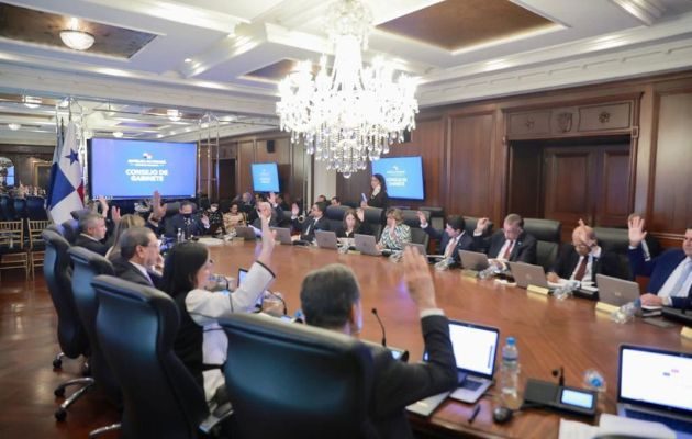 La decisión se tomó en el Consejo de Gabinete. Foto: Cortesía Presidencia