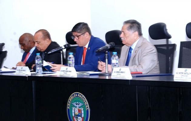 El debate sobre el contrato con Minera Panamá comenzó el lunes. Foto: Cortesía/Asamblea Nacional