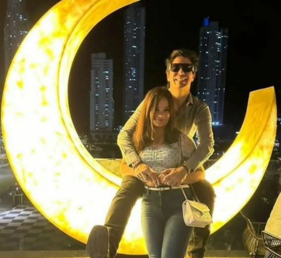 Emilio Regueira y su novia. Foto: Instagram