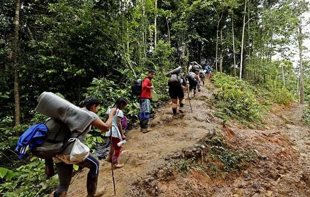  La migración por Darién no se detiene. Foto: EFE
