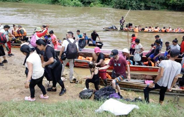 Darién tiene una serie de peligros inherentes para los migrantes. Foto: EFE