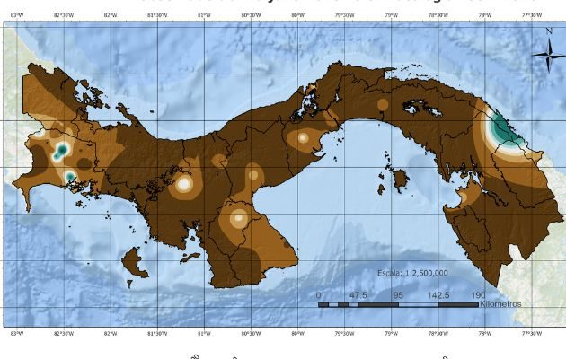 Precipitación de precipitación acumulada observado de abril a julio 2023 vs climatología 1991-2020. Foto: Cortesía
