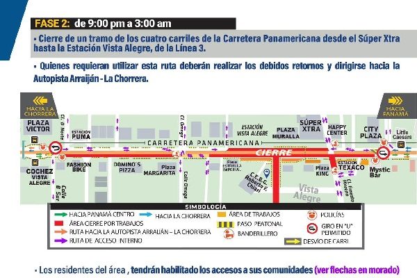 Se han determinado las áreas de acceso para los residentes del área. Foto. Gráfico ATTT y Metro