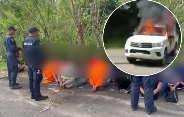 Fuertes enfrentamientos entre manifestantes y autoridades se han registrado en Pacora. Foto: Cortesía