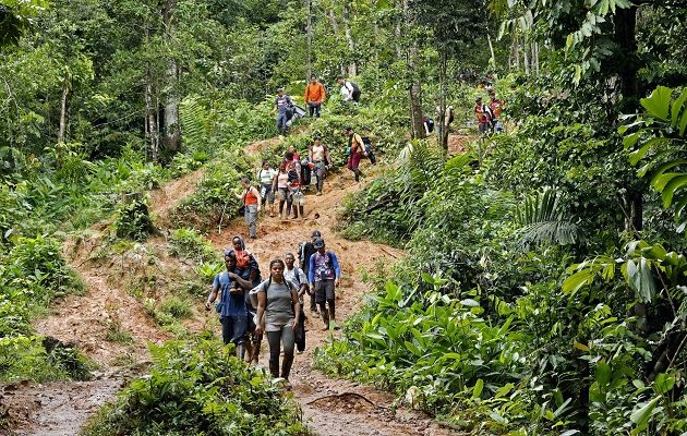 El flujo de migrantes ha alcanzado cifras récord este año. Foto: EFE