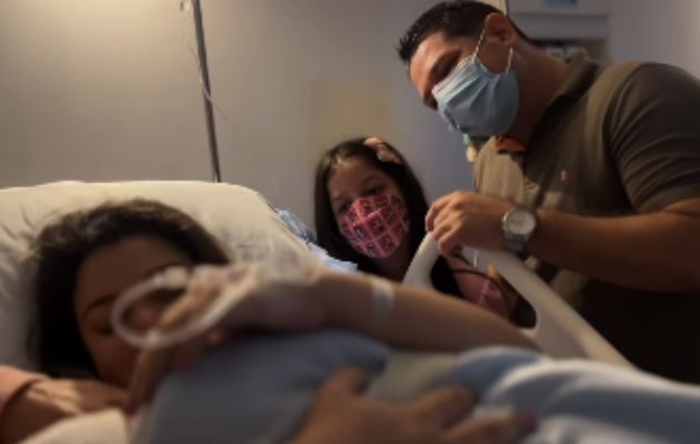 Nació Jorge Adrián, el hijo de la cantante Margarita Henríquez. Foto: Cortesía