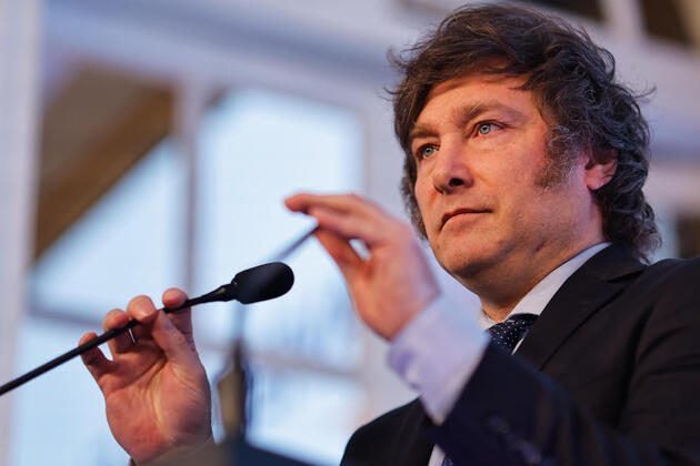 Javier Milei asumió la presidencia de Argentina el 10 de diciembre. Foto:EFE 