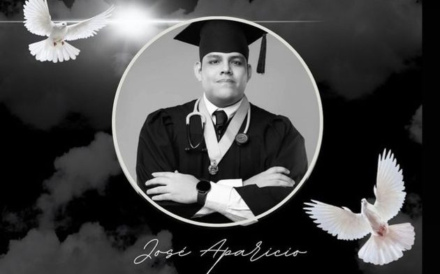José Aparicio cursaba su primer año de internado en el Santo Tomas.