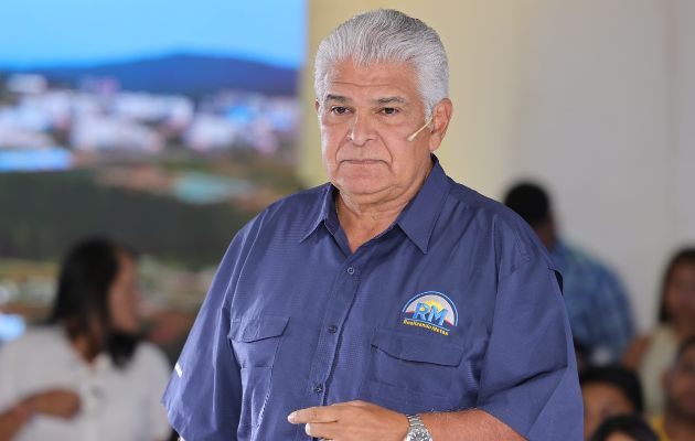 El candidato presidencial José Raúl Mulino.
