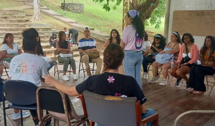 Tercer Festival Menstruante, una iniciativa de Palabras Poderosxs, que promueve la aceptación y la conversación sobre la menstruación en espacios sin vergüenza. Miriam Lasso