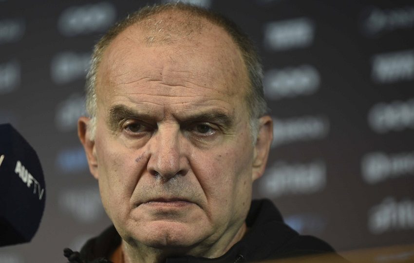 Marcelo Bielsa, técnico de Uruguay. Foto: EFE
