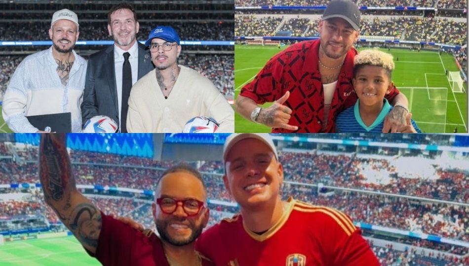 Celebridades en la Copa América 2024. Fotos: Cortesía