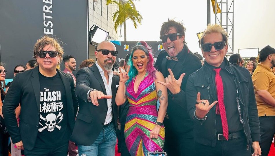 Diana Monster y Los Rabanes en la alfombra roja. Foto: Instagram / @dianamonsters