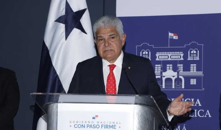 El presidente José Raúl Mulino realizó una conferencia de prensa para hablar sobre las medidas adoptadas.