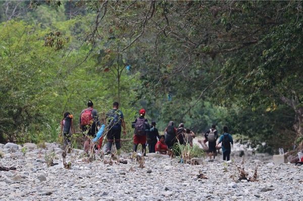 Una gran cantidad de venezolanos llega a Panamá a través de Darién. Foto: EFE
