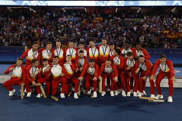 España ganó el oro olímpico en fútbol. Foto: EFE