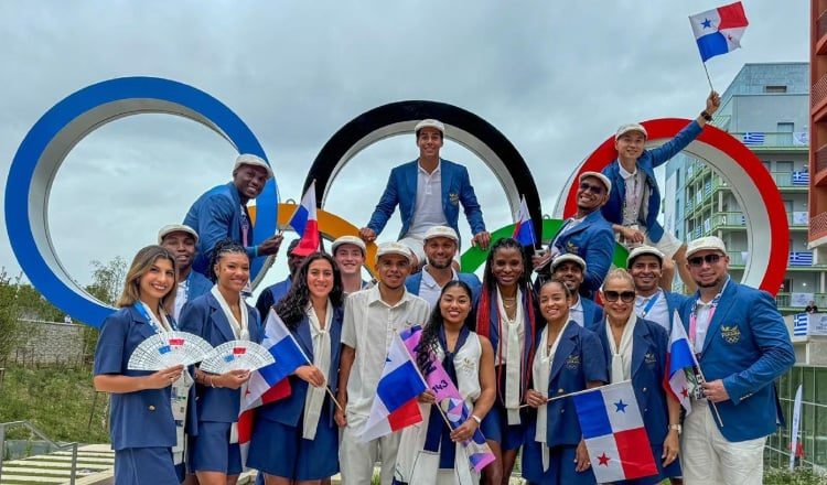 Delegación de Panamá en los Juegos de París 2024. Foto: COP