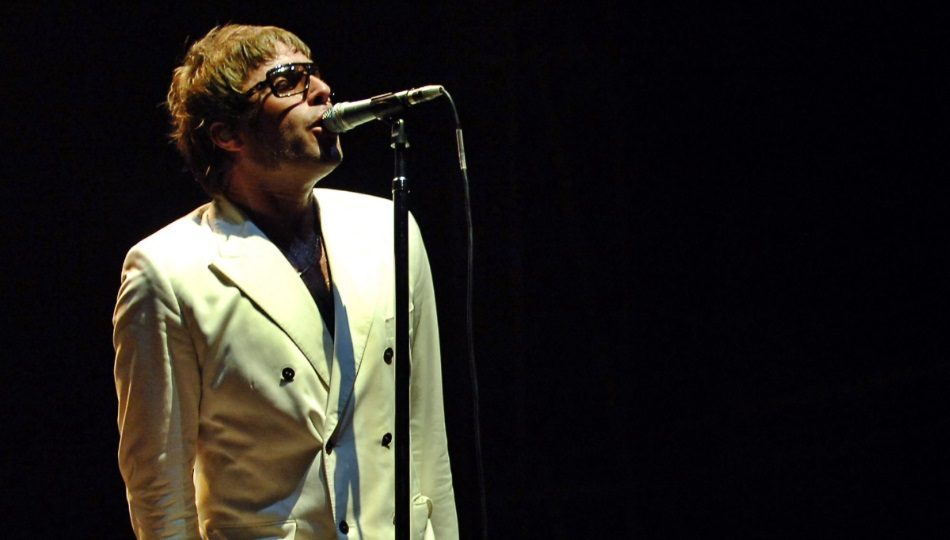 Liam Gallagher durante la presentación del disco 'Don´t believe the truth' de Oasis, el 10 de marzo de 2006. Foto: EFE / Leo La Valle