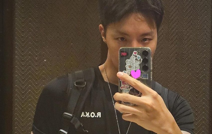 La más reciente imagen que publicó J-Hope. Foto: Weverse