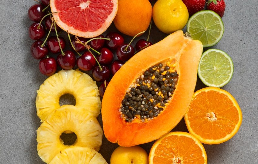 Piña, naranja y papaya. Foto: Ilustrativa / Freepik