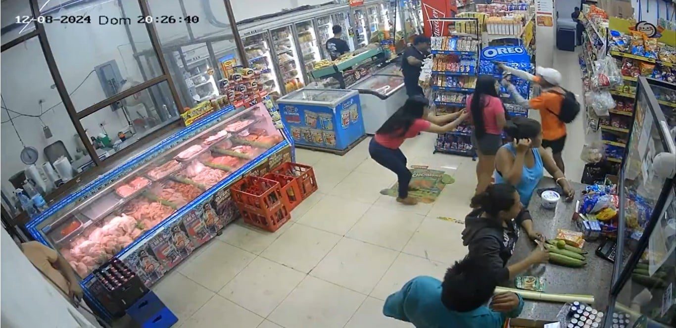 El asalto fue difundido por redes sociales. Foto. Archivo