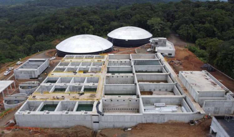 Foto tomada a la construcción de la potabilizadora hace 3 años. Archivo