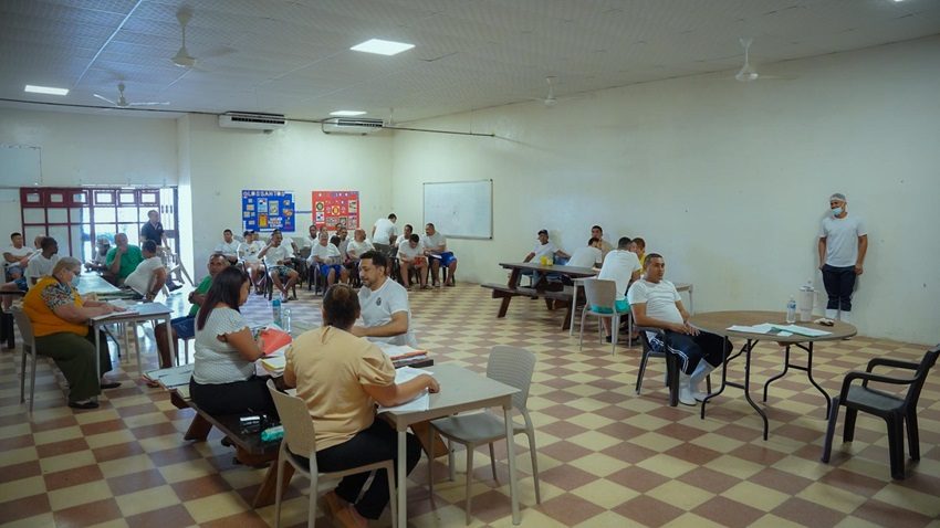 El proceso inició en el Centro de Rehabilitación y Transitorio de Tinajitas