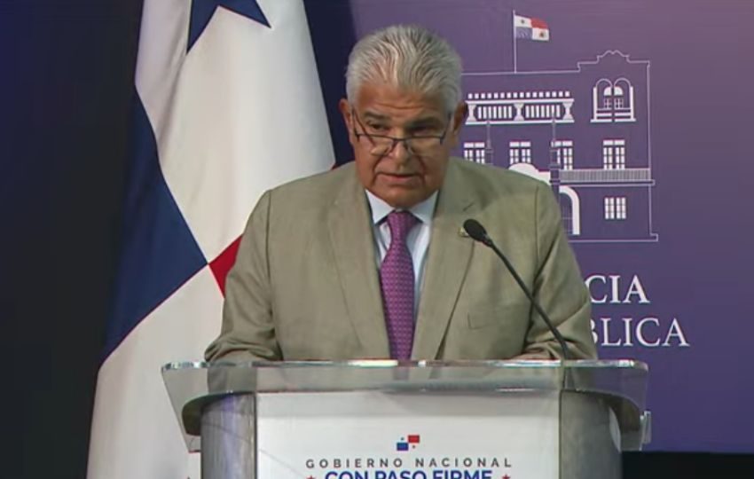 José Raúl Mulino, presidente de Panamá.