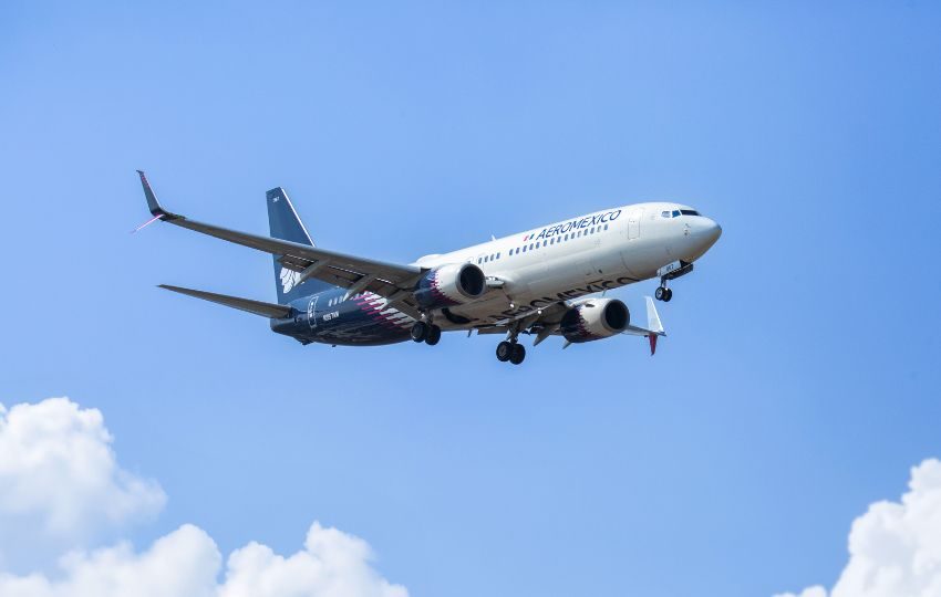 Vuelo de Aeroméxico. Foto: Cortesía