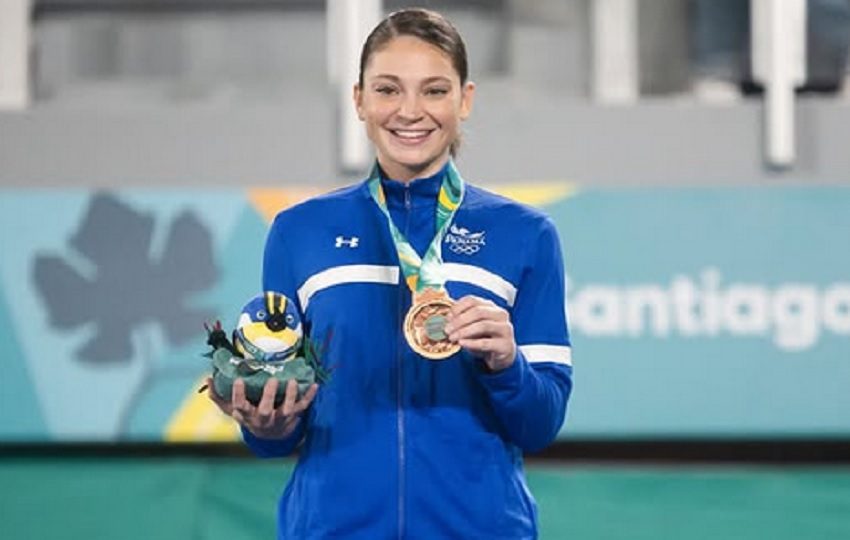 La taekwondista panameña Carolena Carstens. Foto:COP