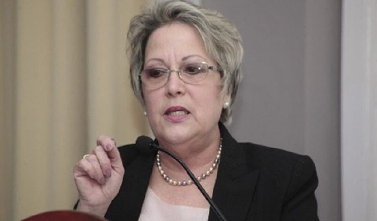 María Eugenia López, presidenta de la Corte Suprema. Archivo