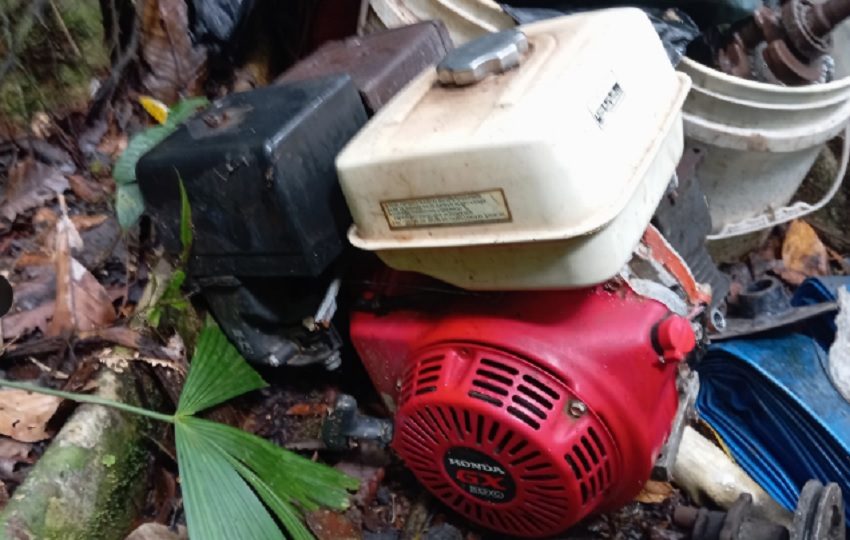 Se encontraron varias bomabas. Foto. PGN