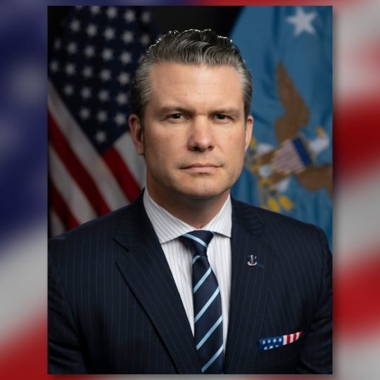 Pete Hegseth, secretario de Defensa de Estados Unidos.  Foto: Cortesía