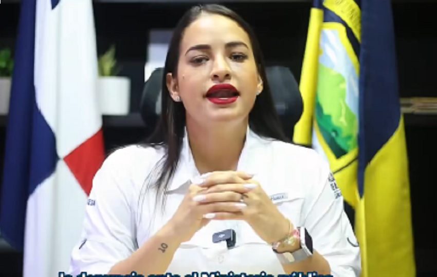 La alcaldesa Peñalba nombró a la Ingeniera Christian Lobo, como directora de obras y construcciones del Municipio. Foto. Alcaldía de Arraiján