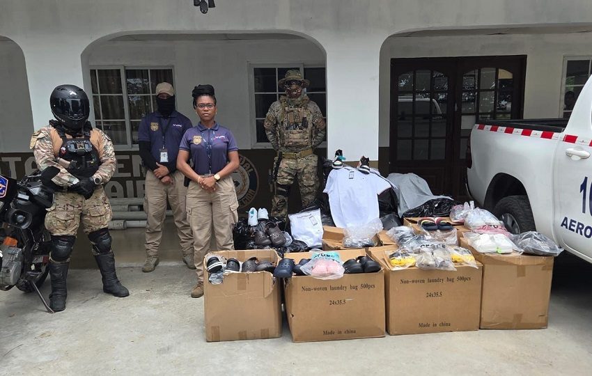 Se enviarán las respectivas muestras a la Dirección de Propiedad Intelectual. Foto. Aduanas