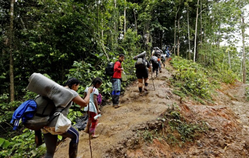 Hay una caída del 99,7% en comparación con el paso de migrantes en 2024. Foto: EFE