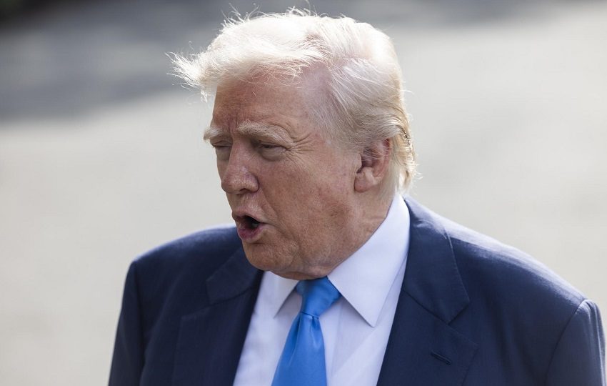 Trump se reunió en un acto a los dirigentes de algunas de las principales multinacionales. Foto: EFE