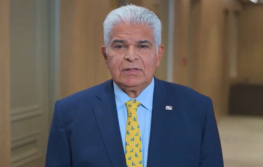 José Raúl Mulino, presidente de la República. 