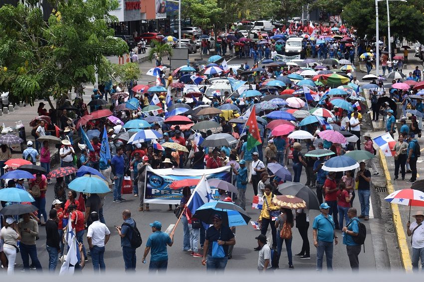 Los educadores cumplieron dos semanas de paro de labores. Foto: Cortesía
