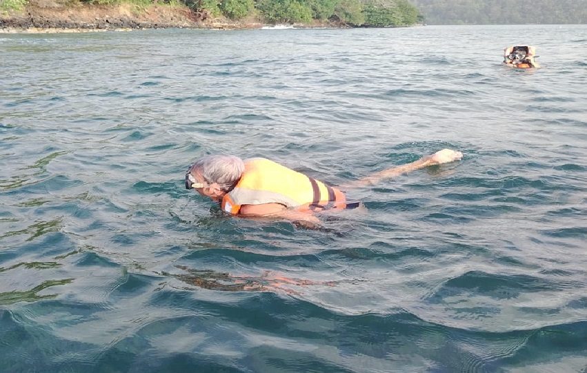 Muchos buscan la oportunidad para el turismo de buceo. Foto. Diómedes Sánchez