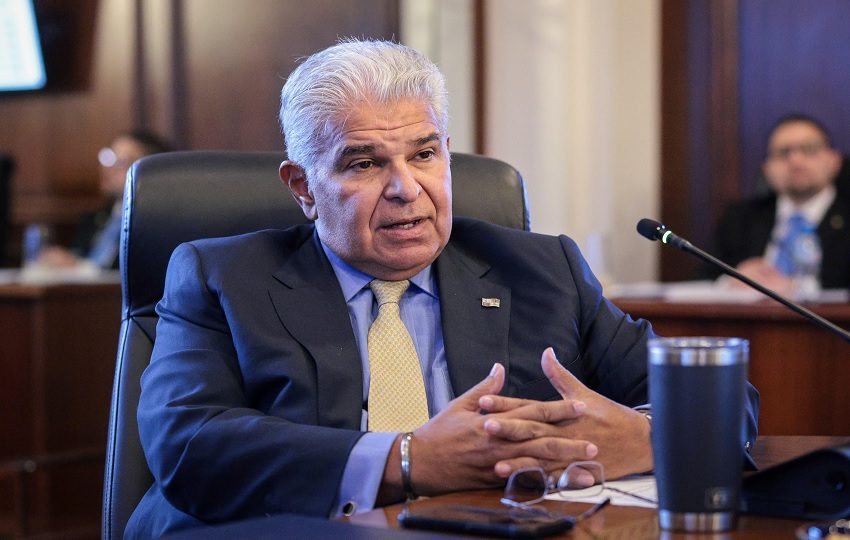 El presidente Mulino descartó mesas como la de Penonomé. Foto: Cortesía