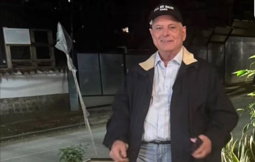 Ricardo Martinelli este sábado en Bogotá.